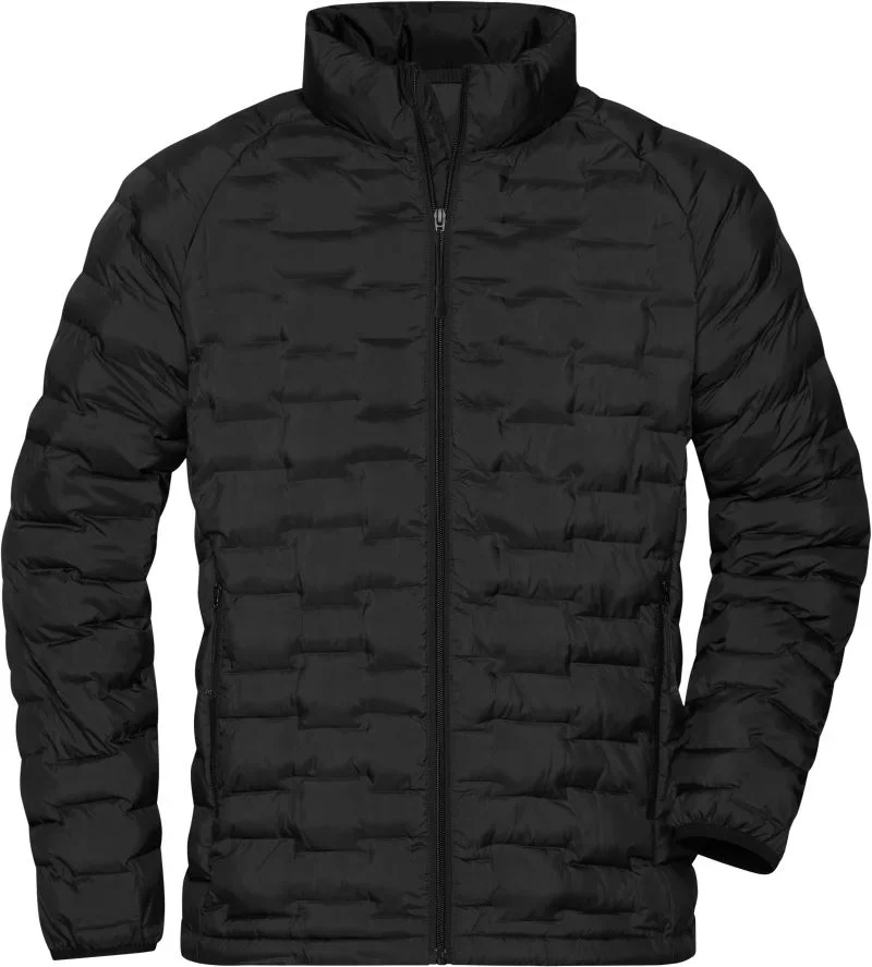 James & Nicholson JN 1162 – Leichte Herren Steppjacke – Black Matt