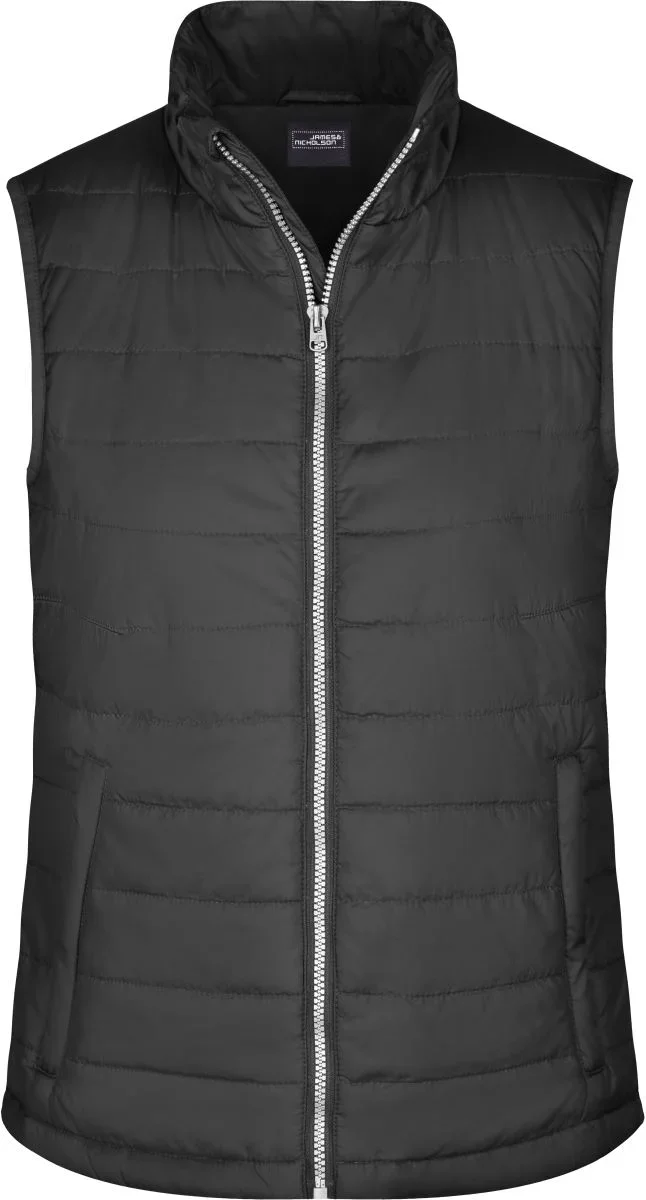 James & Nicholson JN 1135 – Damen Steppgilet – Black