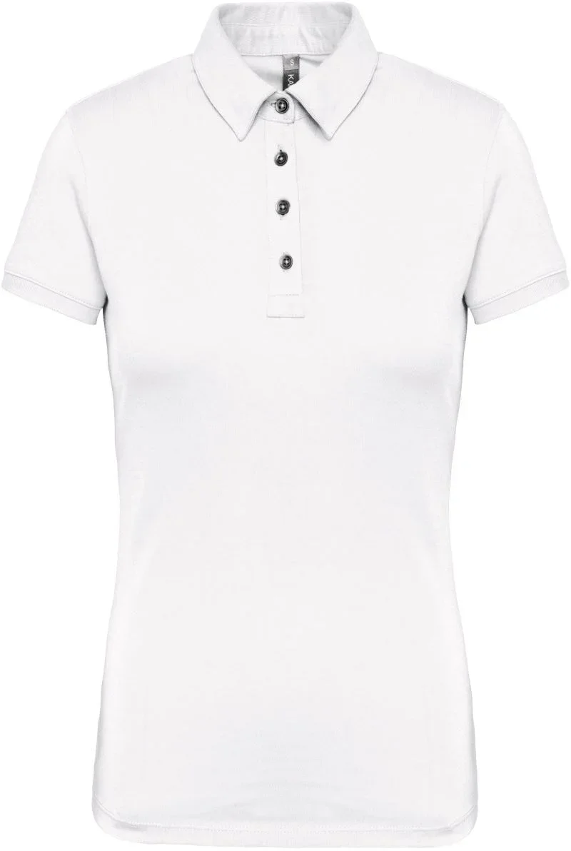 Kariban K 263 – Damen Jersey Polo – White