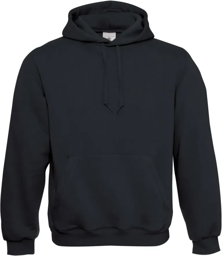 B&C Collection Hooded – Kapuzen Sweater – Black