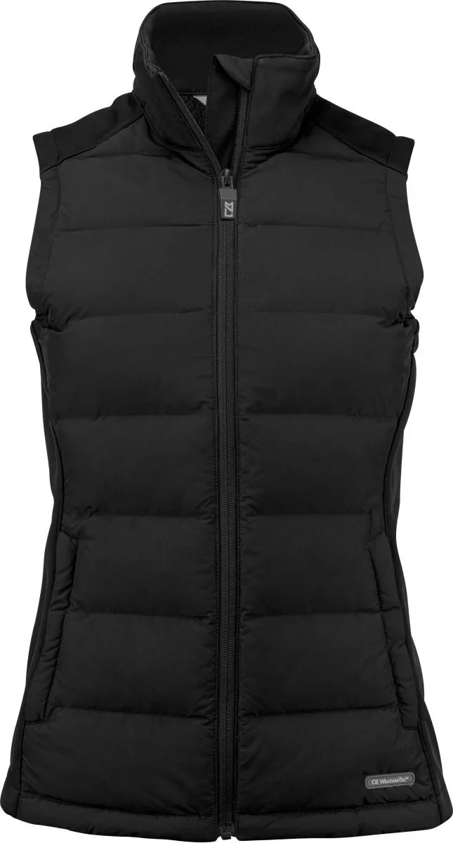 Cutter & Buck Oak Harbor Vest Women – Damen Hybrid Bodywarmer – Black
