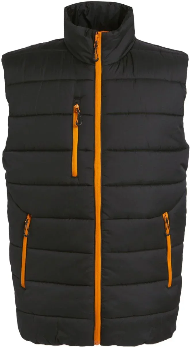 Regatta Professional TRA 892 – Thermo Bodywarmer "Navigate" – Black/Orange Pop
