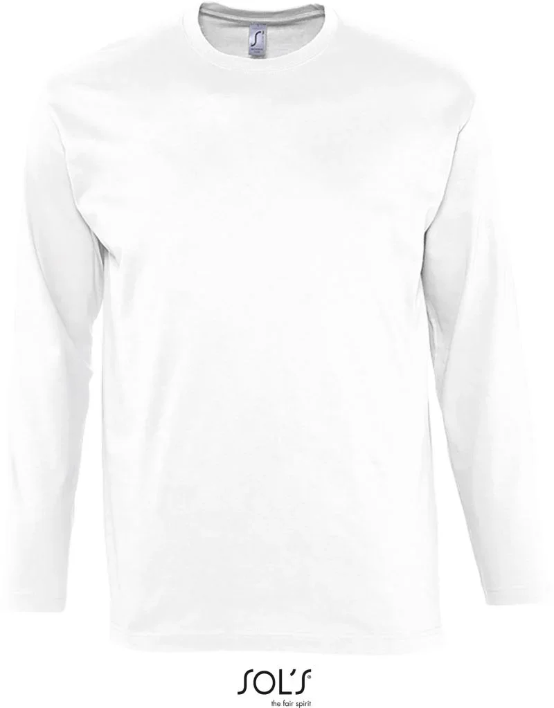 SOL's Collection Monarch – T-Shirt langarm – White