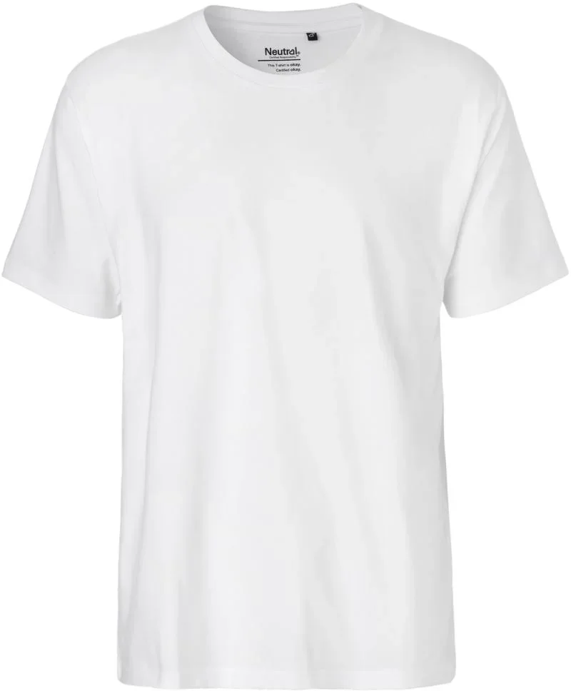 Neutral O 60001 – Schweres Herren Bio T-Shirt – White