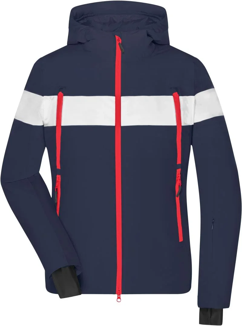 James & Nicholson JN 1173 – Damen Wintersport Jacke – Navy/White