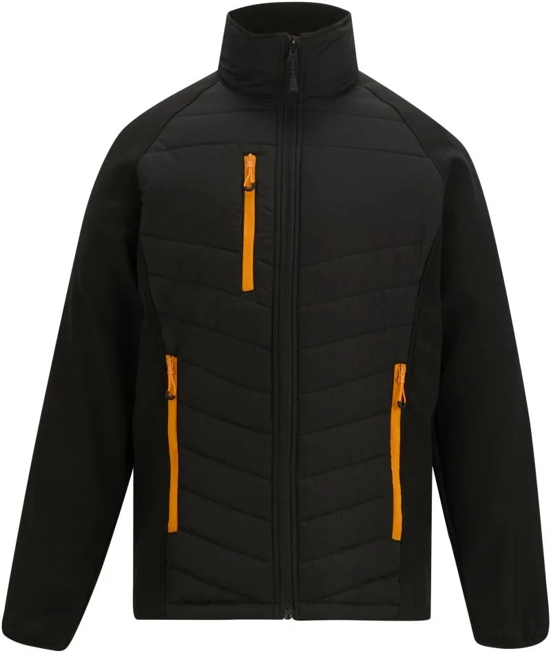 Regatta Professional TRA 958 – Hybrid Jacke "Pro Universal" – Black/Orange Pop
