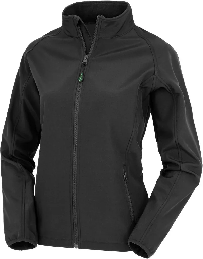 Result R 901F – Damen 2-Lagen Softshell Jacke "Printable" – Black