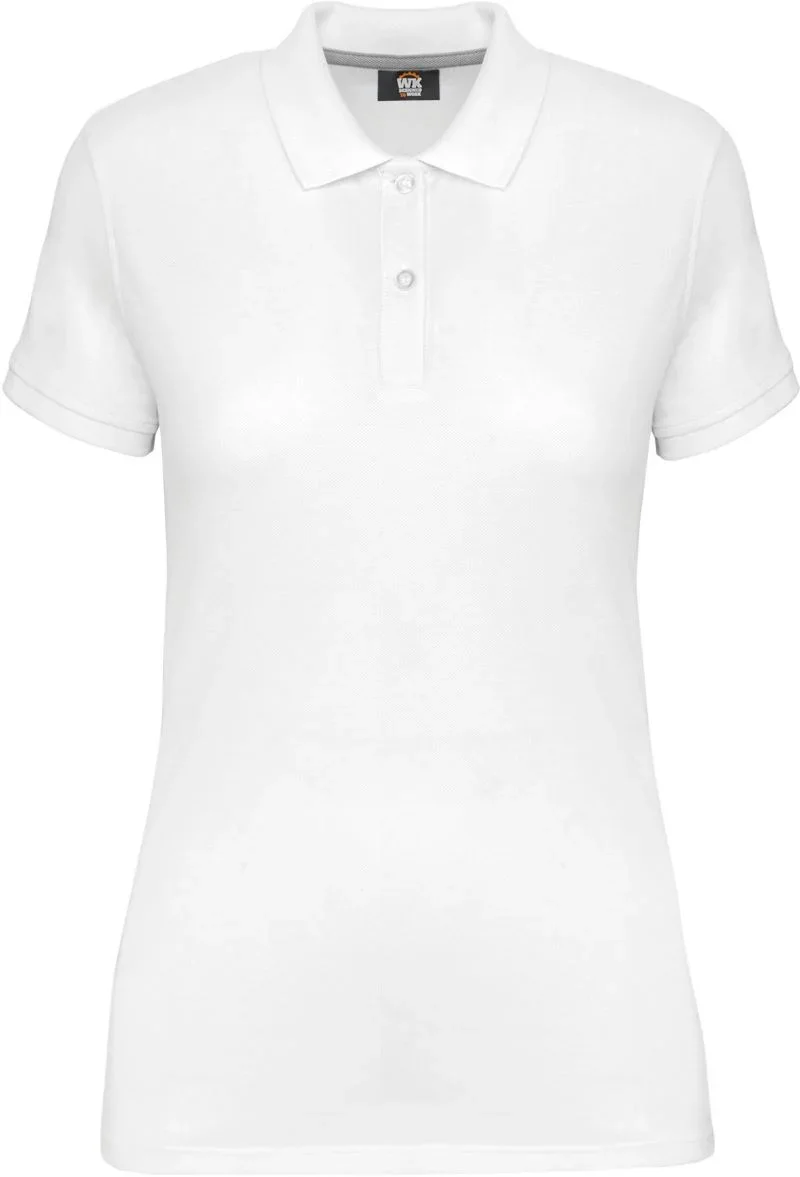Kariban WK 275 – Schweres Damen Workwear Piqué Polo – White