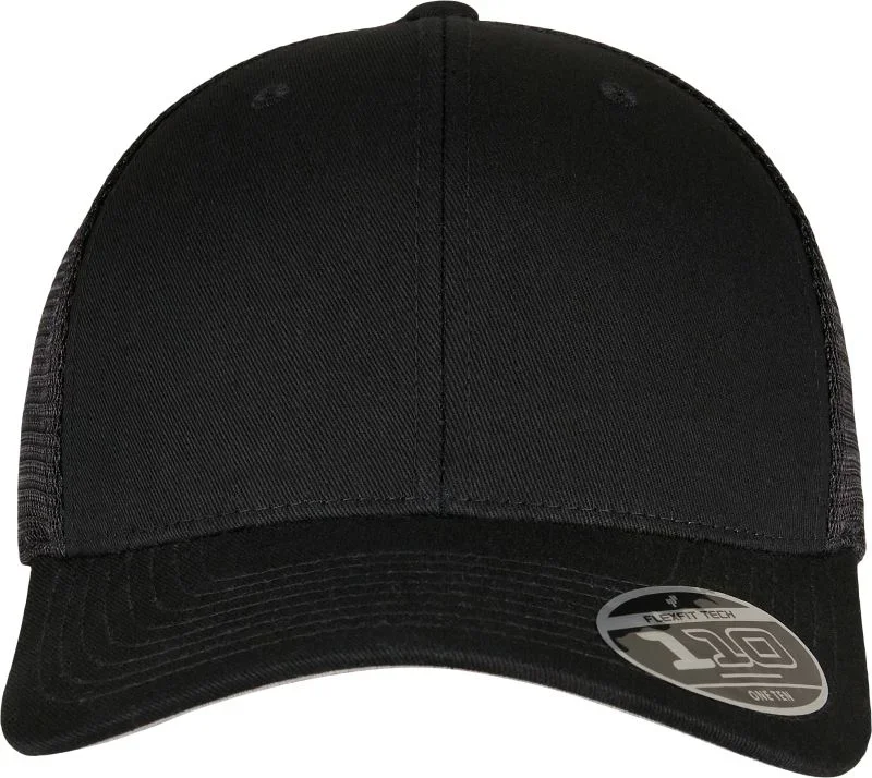 Flexfit 110M/110BM – 6 Panel Mesh Kappe – Black