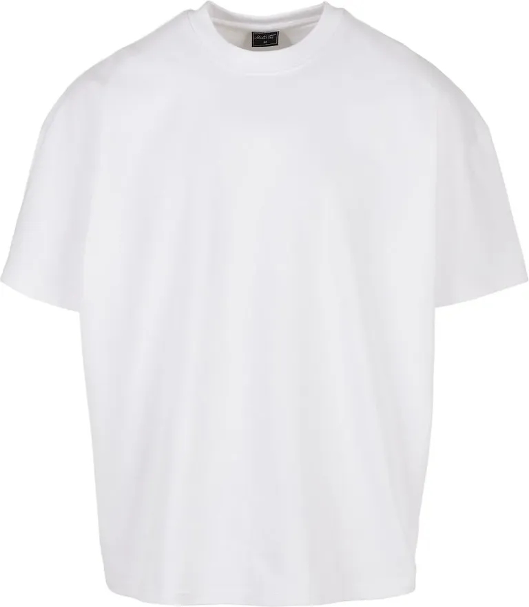 Build your Brand BY 163 – Schweres Oversize Box T-Shirt – White