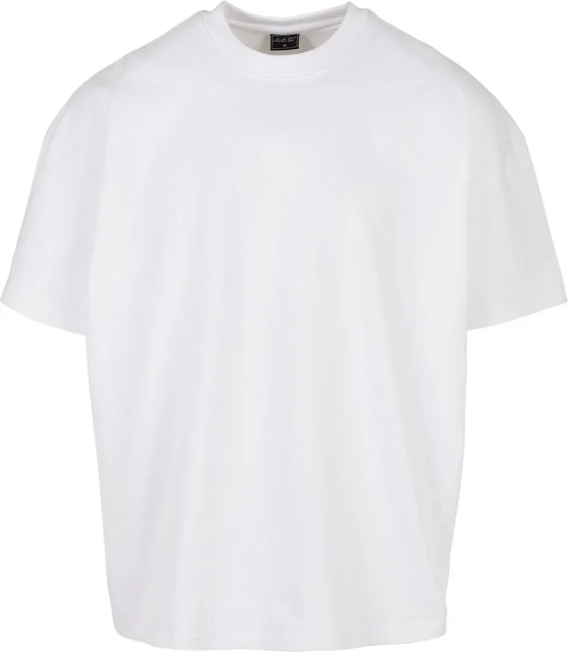 Build your Brand BY 163 – Schweres Oversize Box T-Shirt – White