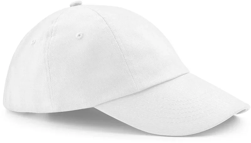 Beechfield B 58 – 6 Panel Niedrigprofil Kappe – White