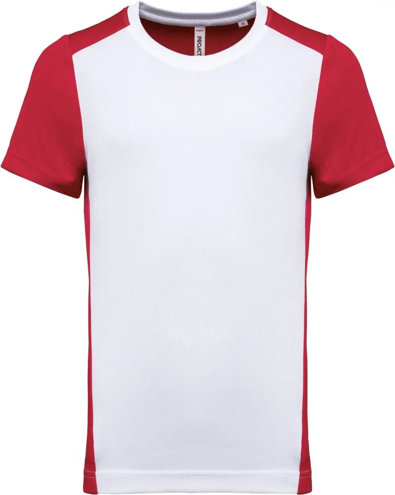 Kariban PA 4014 – Herren Kontrast Sport Shirt – White/Red