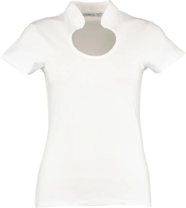 Kustom Kit KK 755 – Damen T-Shirt mit Tropfenausschnitt – White