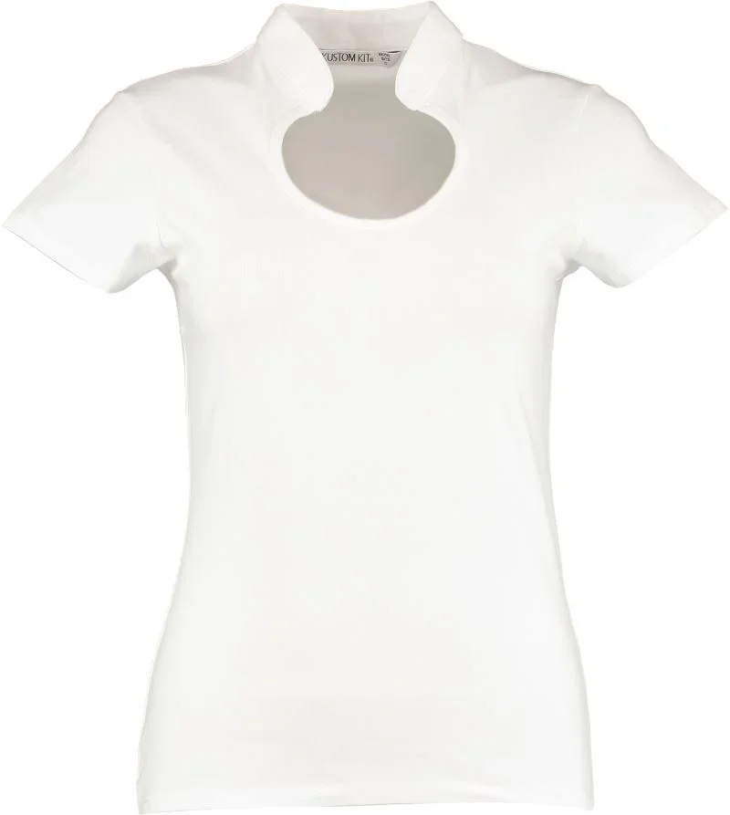 Kustom Kit KK 755 – Damen T-Shirt mit Tropfenausschnitt – White