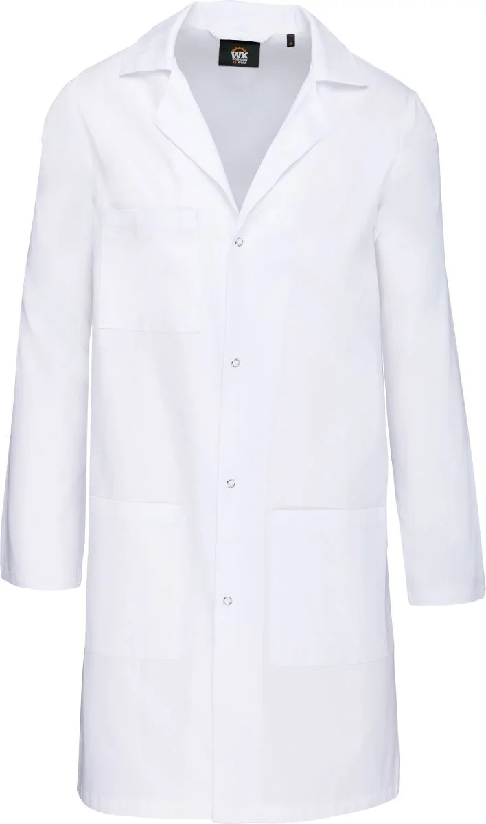 Kariban WK 828 – Unisex Arbeitsmantel – White