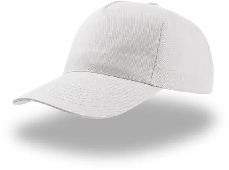 Atlantis Start Five – 5 Panel Baseball Kappe "Start Five" – White