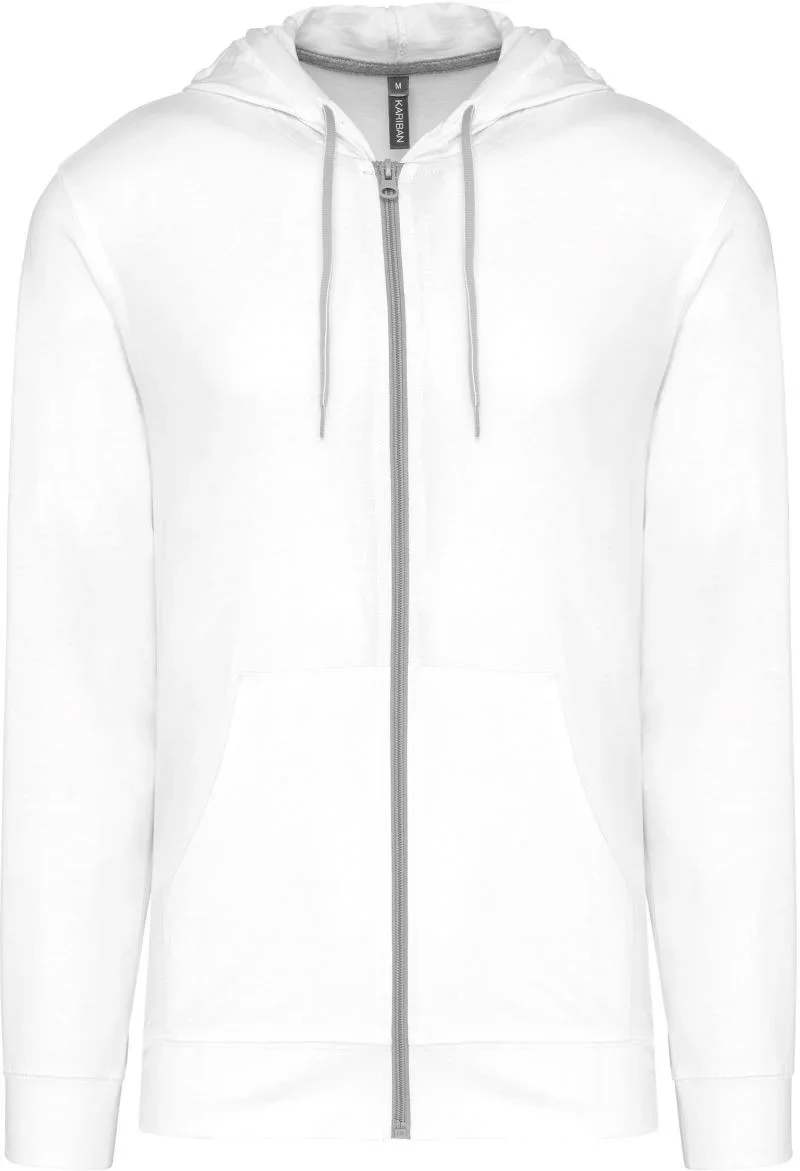 Kariban K 438 – Kapuzen Sweatjacke – White