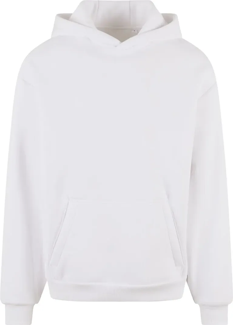 New Morning Studios NM 011 – Schwerer Oversize Unisex Kapuzen Sweater – White
