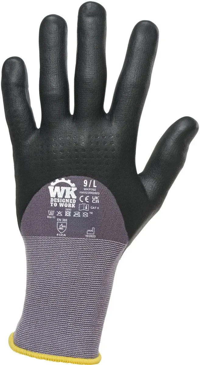 Kariban WKP 702 – Workwear Schwerarbeits-Handschuhe – Grey