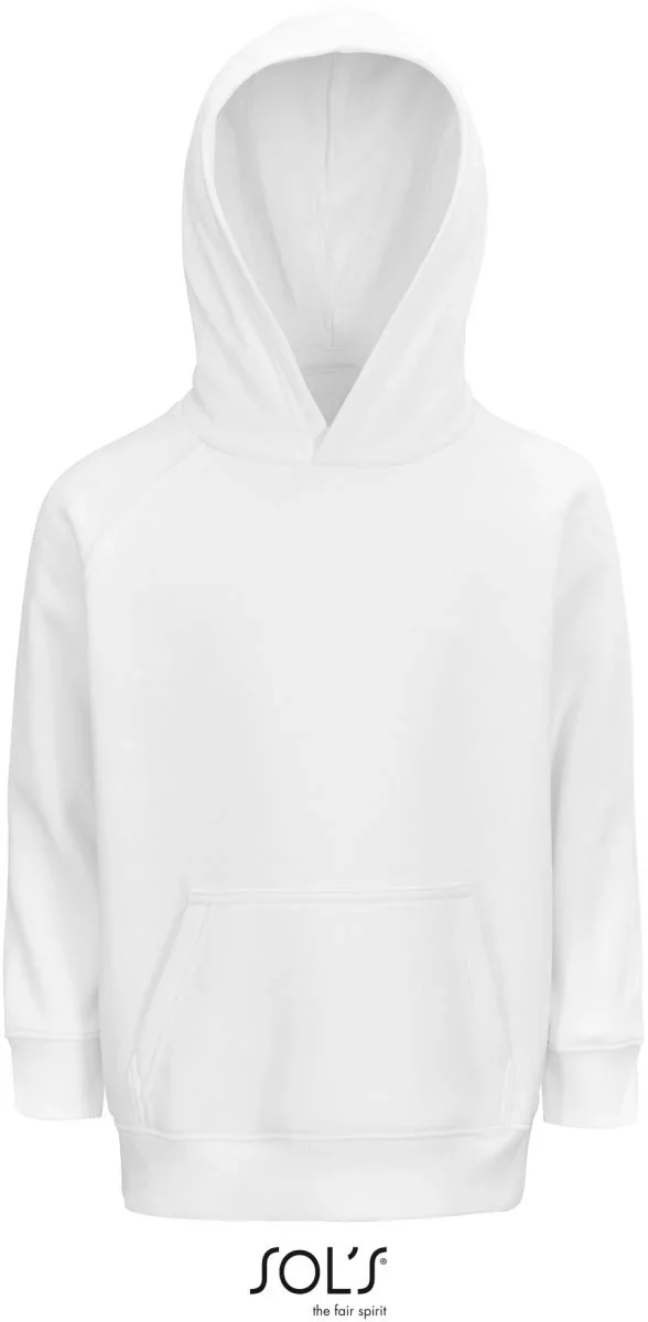 SOL's Collection Stellar Kids – Kinder Bio Raglan Kapuzen Sweater – White