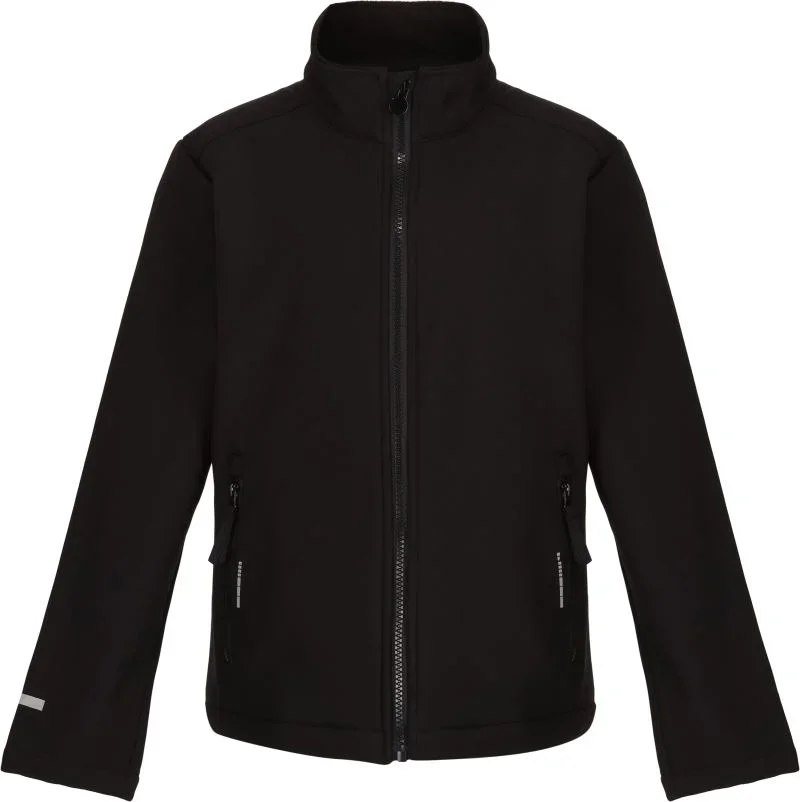 Regatta Professional TRA 732 – Kinder 2-Lagen Softshell Jacke "Ablaze" – Black/Black
