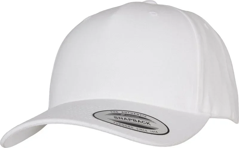Flexfit 5789M – 5 Panel Snapback Kappe – White