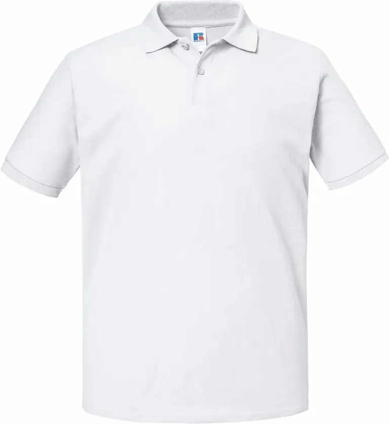 Russell Athletic 570M – Herren Piqué Polo "Authentic Eco" – White