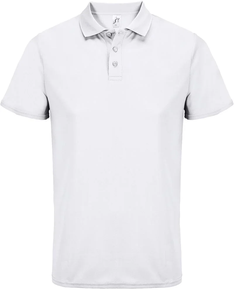 SOL's Collection Pitcher – Sport Polo – White