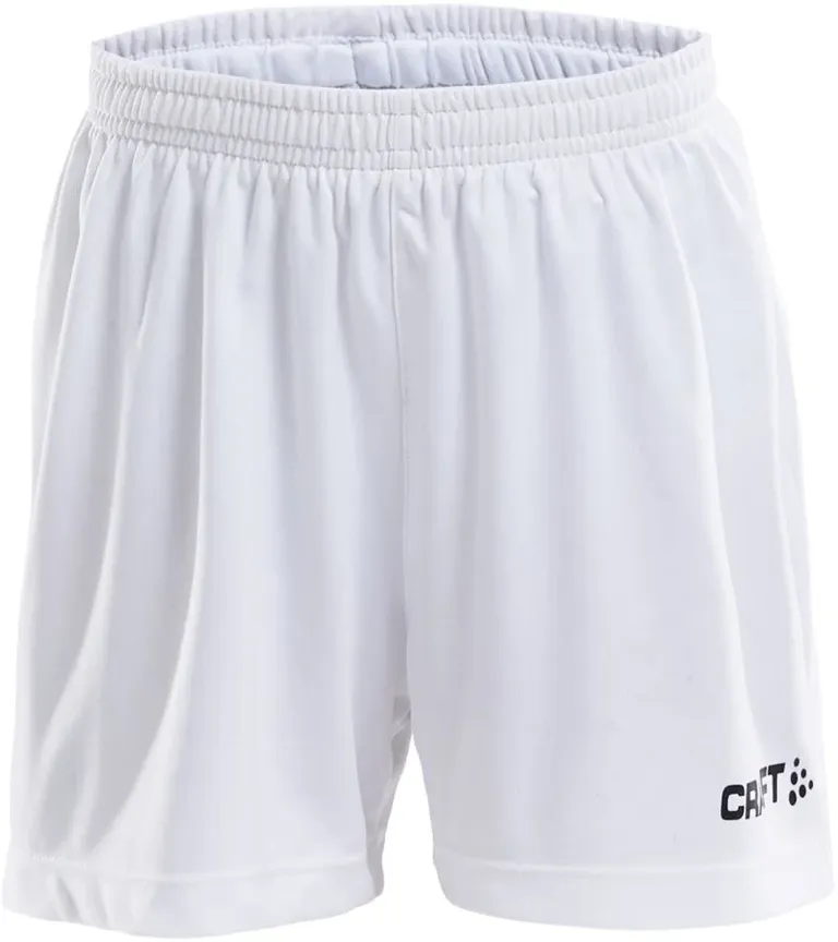 Craft Teamwear Squad Go Short Solid Jr – Kinder Sport Shorts – White