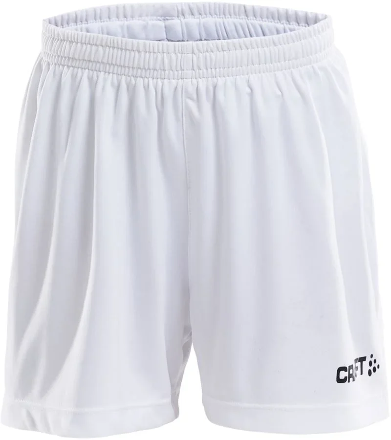 Craft Teamwear Squad Go Short Solid Jr – Kinder Sport Shorts – White