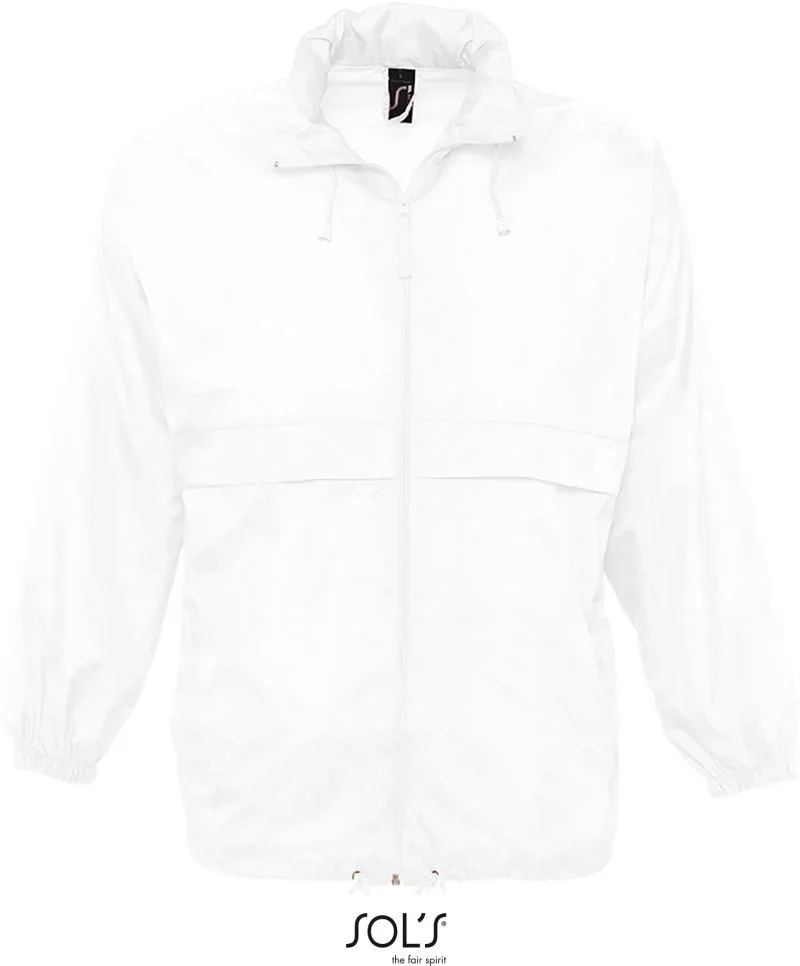 SOL's Collection Surf – Unisex Windbreaker – White