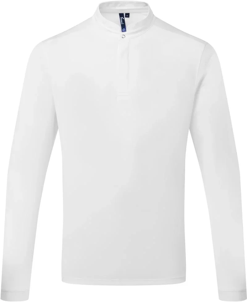 Premier PR 647 – T-Shirt langarm "Coolchecker®" – White