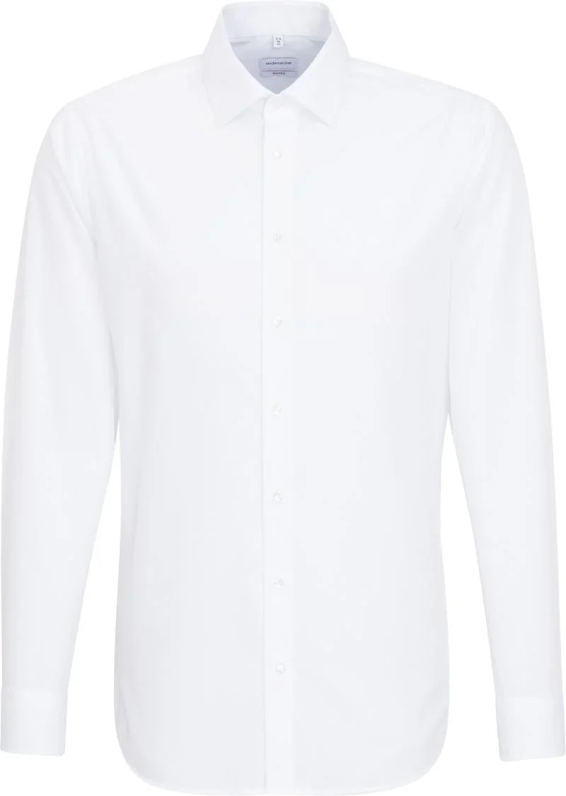 Seidensticker Shirt Shaped LSL – Hemd langarm – White
