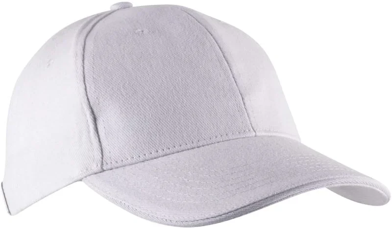 Kariban KP 011 – 6 Panel Sandwich Kappe "Orlando" – White