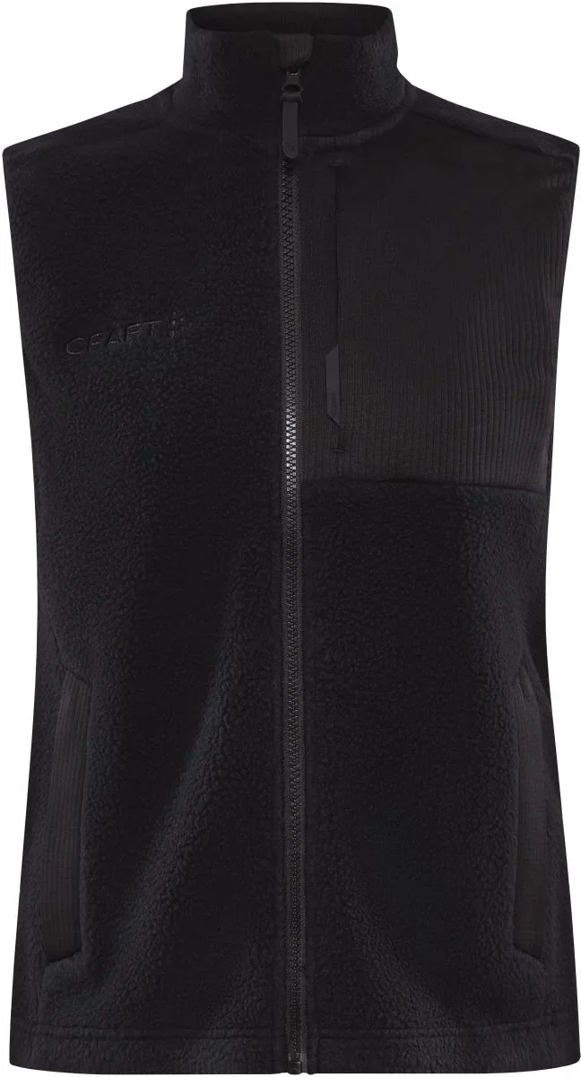 Craft Corporate ADV Pile Fleece Vest W – Damen Sherpa Fleece Weste – Black