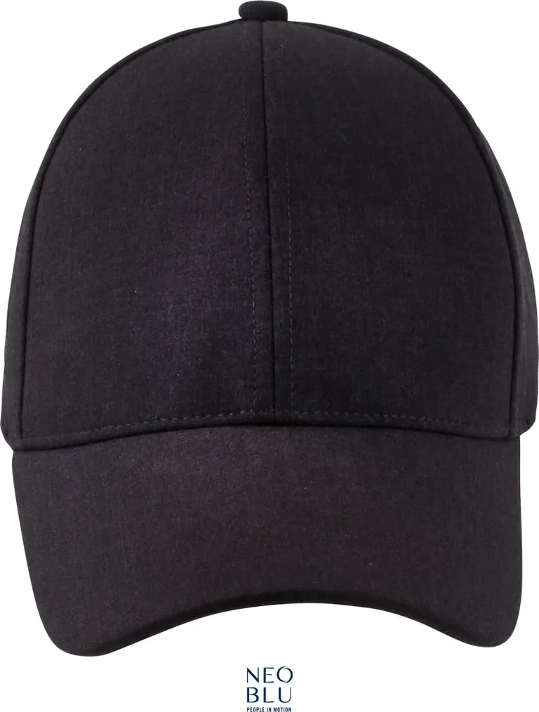 NEOBLU Tom – 6 Panel Kappe – Anthracite Melange