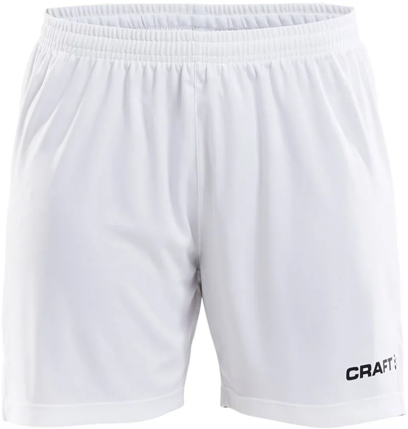 Craft Teamwear Squad Go Short Solid W – Damen Sport Shorts – White