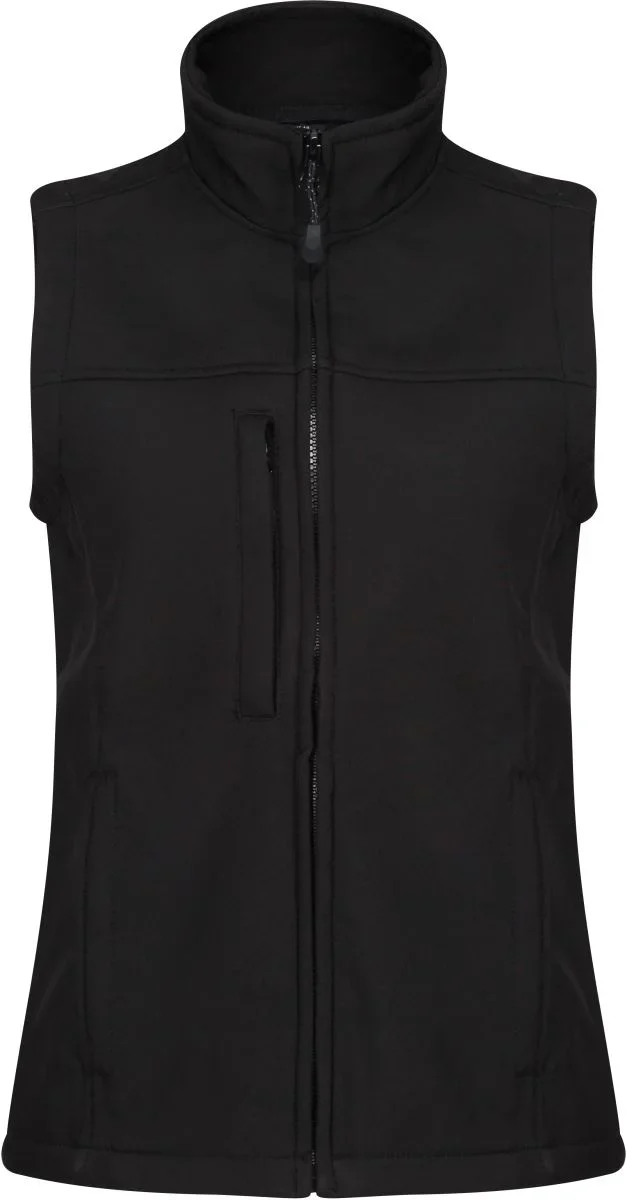 Regatta Professional TRA 790 – Damen 2-Lagen Softshell Bodywarmer "Flux" – Black