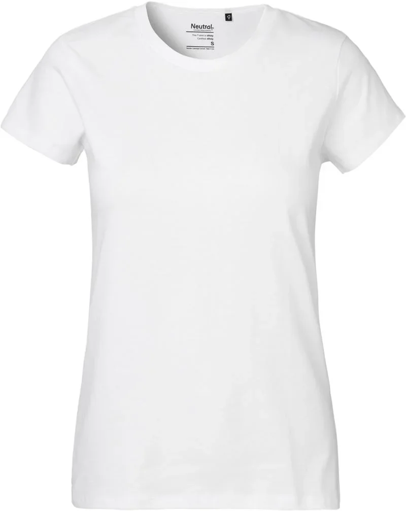 Neutral O 80001 – Schweres Damen Bio T-Shirt – White