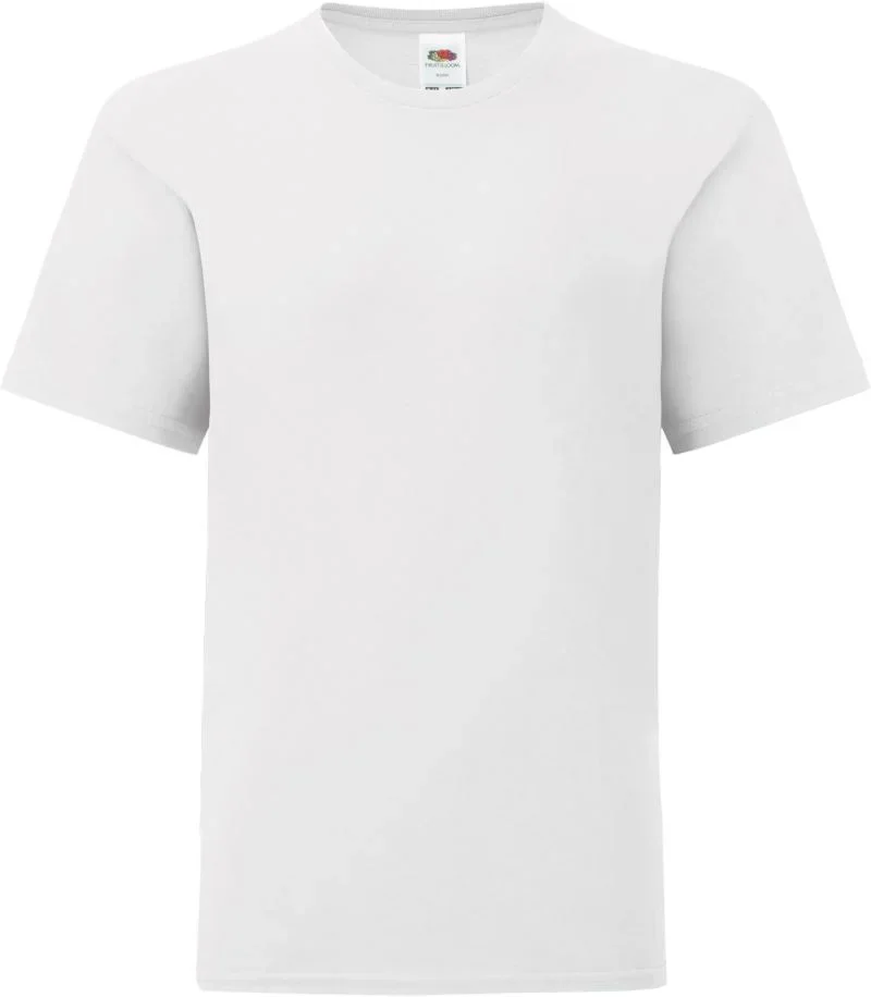 Fruit of the Loom Kids Iconic 150 T – Kinder T-Shirt – White