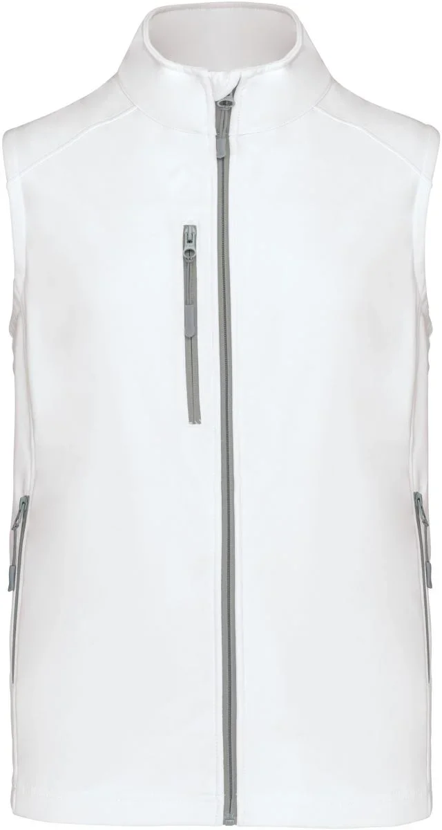 Kariban K 403 – Herren 3-Lagen Softshell Gilet – White