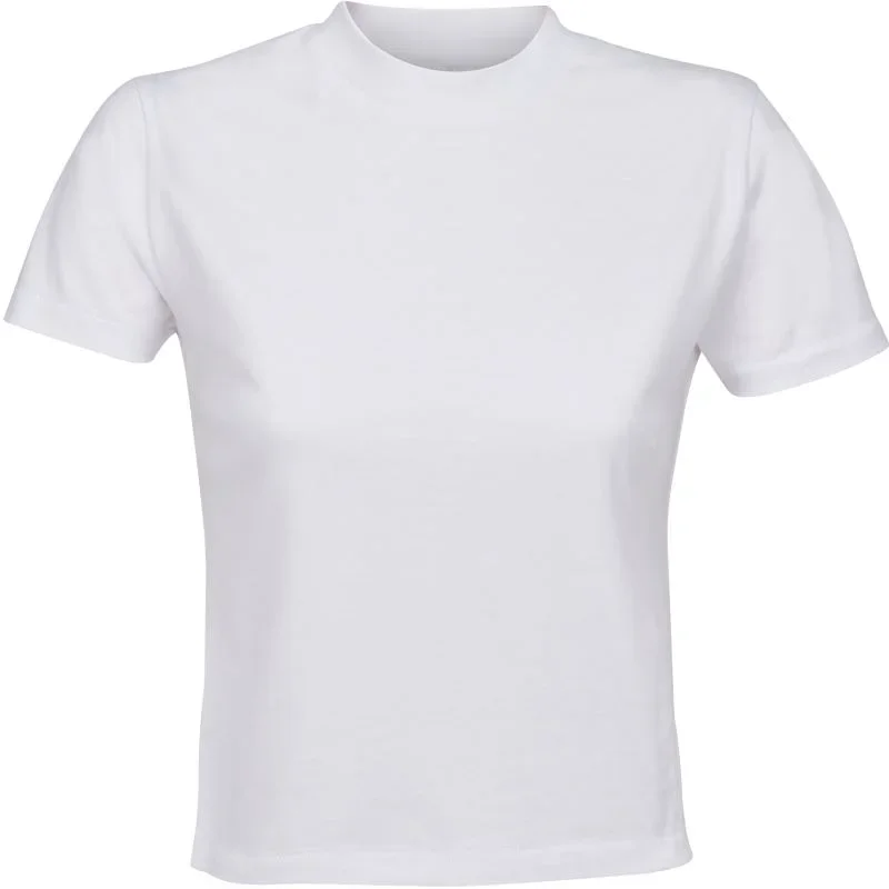 SOL's Collection Lilia – Schweres Damen Crop Top – White