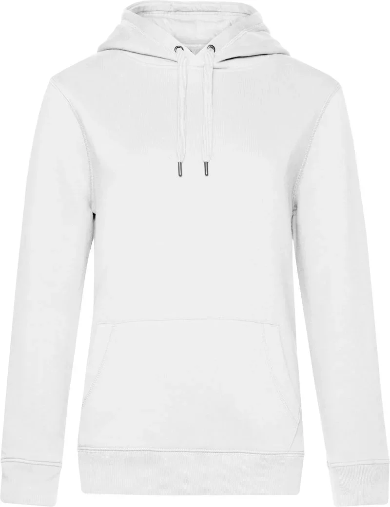 B&C Collection QUEEN Hooded – Damen Kapuzen Sweater – White
