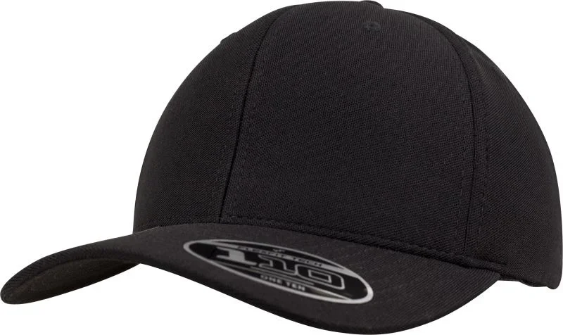 Flexfit 110P – CoolDry Mini Piqué Kappe – Black