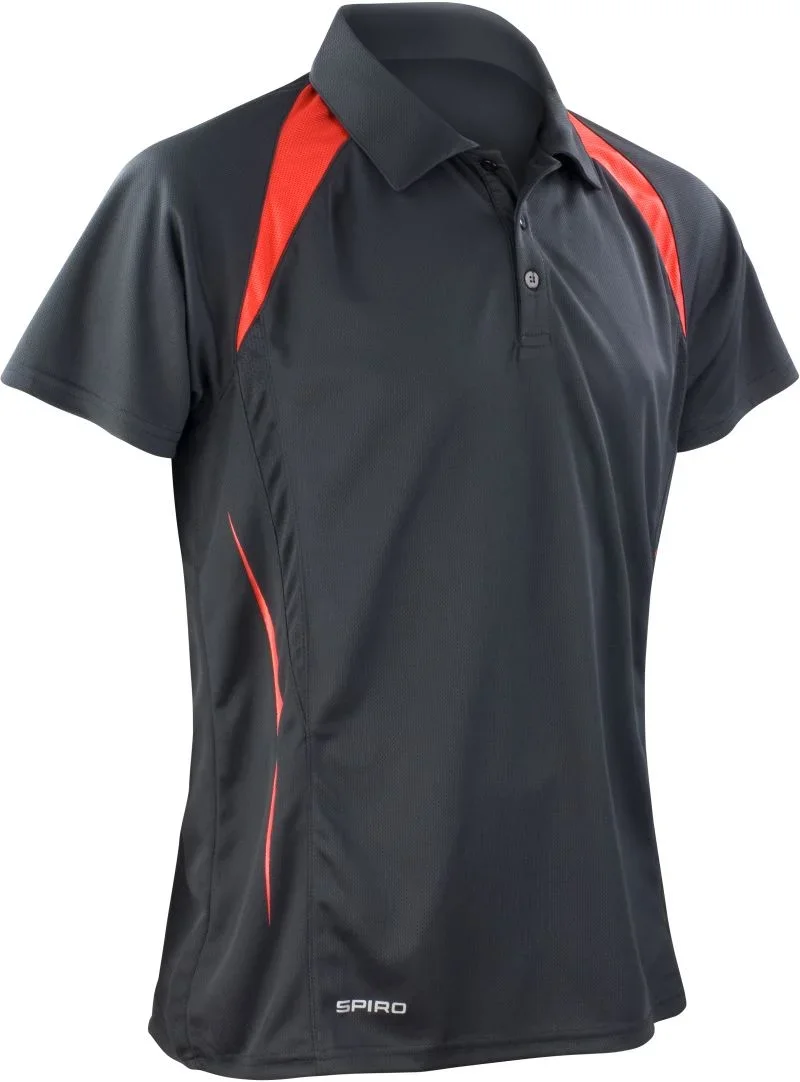 Spiro S 177M – Herren Team Piqué Polo – Black/Red