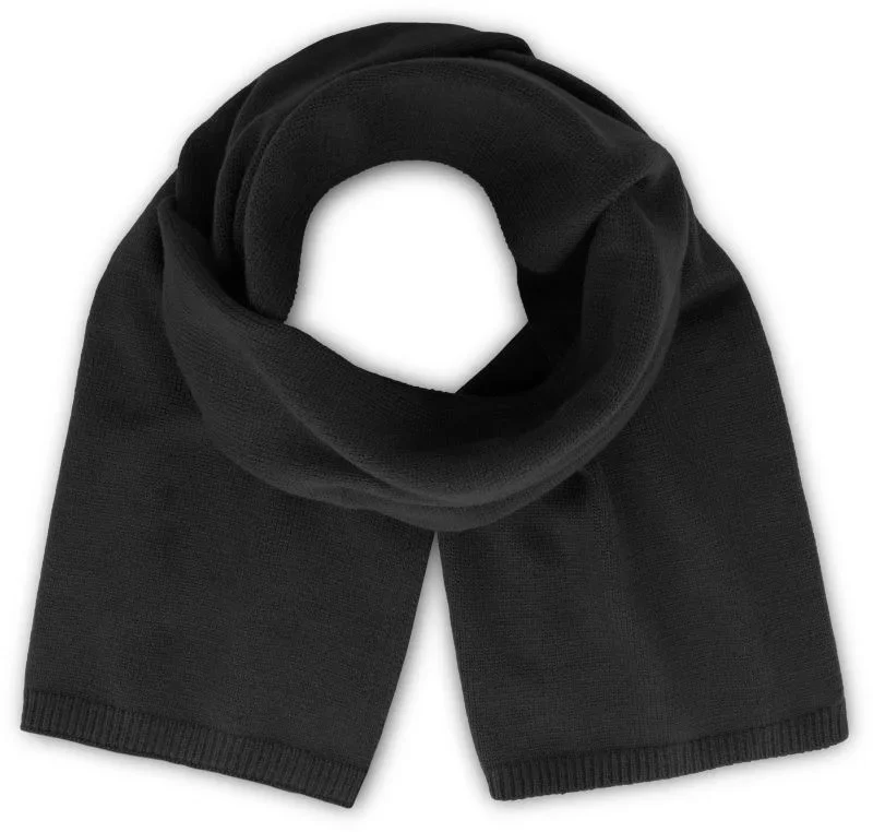 Atlantis Wind Scarf-S – Strickschal – Black