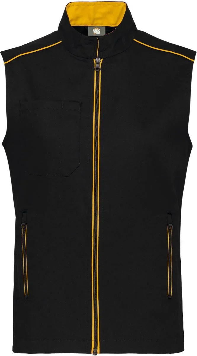 Kariban WK 6148 – Herren Bodywarmer "Day-to-Day" – Black/Yellow