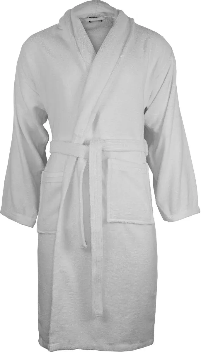The One Towelling Organic Bathrobe – Bio Bademantel – White