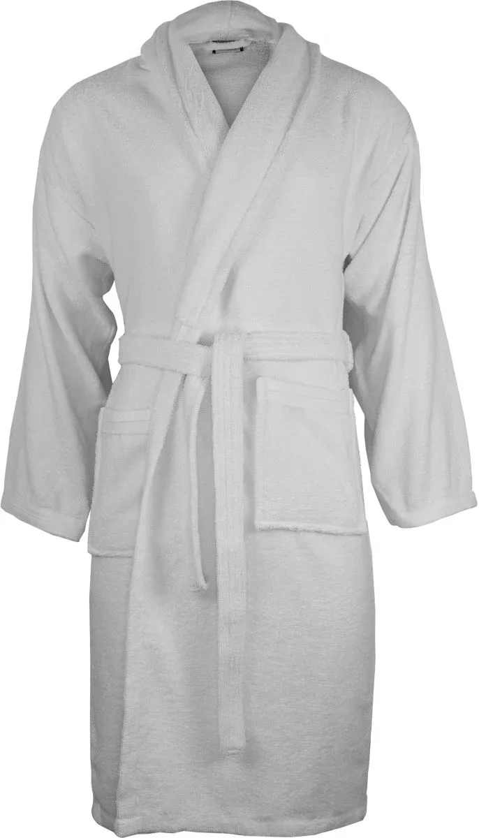 The One Towelling Organic Bathrobe – Bio Bademantel – White